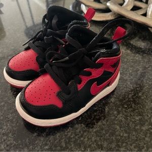 Red & Black Jordan 1 Mid
